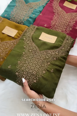 Designer Cotton Wih Embroidery Work Kurta Set With Dupatta
