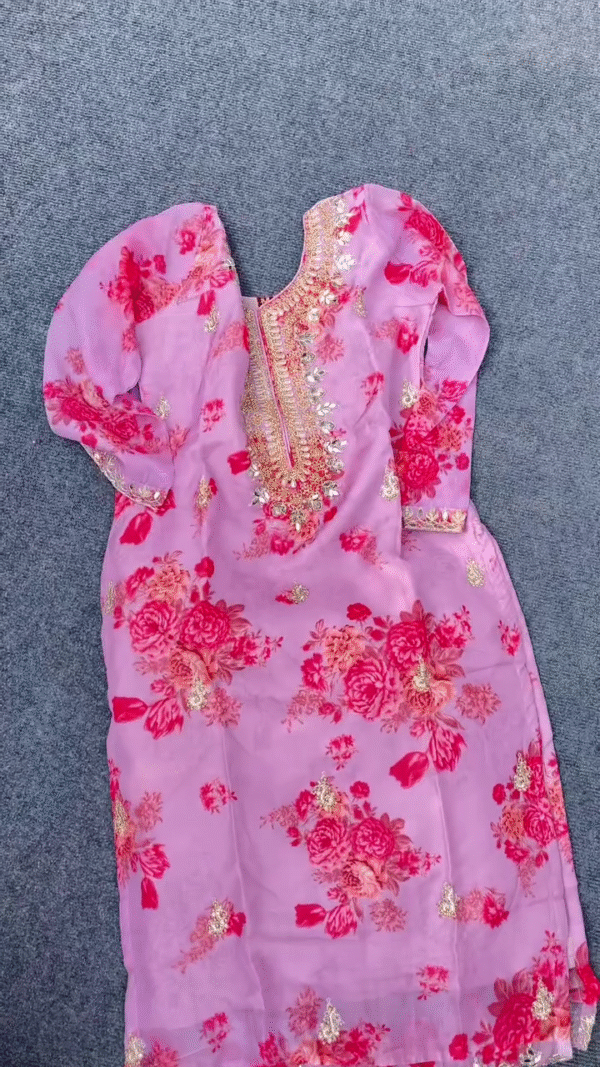 Peach German Silk 3-Piece Suit