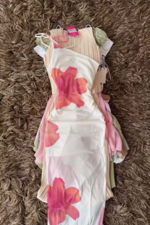 Women’s Floral Print Halter Neck Bodycon Maxi Dress