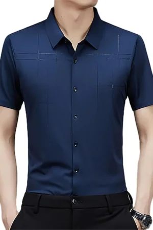 Cotton Lycra Plain Half Sleeve Shirt – Everyday Comfort Meets Effortless Style