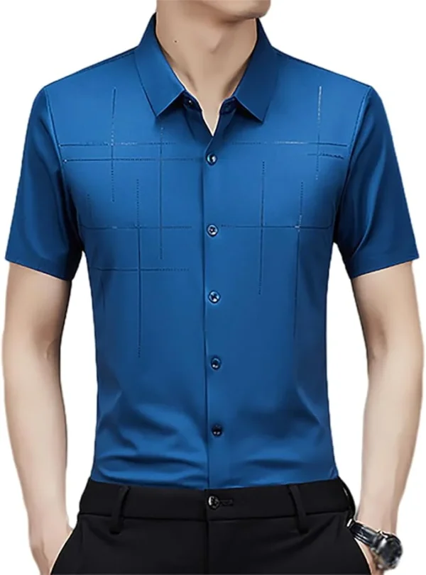 Cotton Lycra Plain Half Sleeve Shirt – Everyday Comfort Meets Effortless Style - Image 3