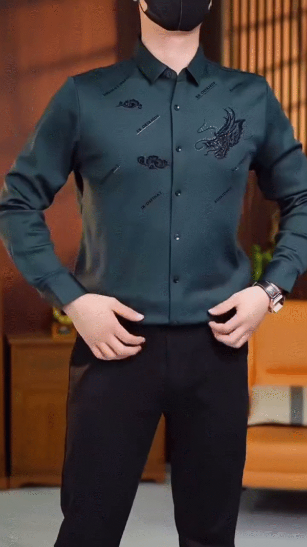 Men's Stylish Full Sleeve Cotton Blend Printed Shirt: Versatility That Speaks Class
