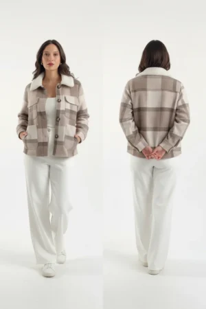 Women’s Plaid Shirt Jacket – Cozy, Chic, and Effortlessly Stylish