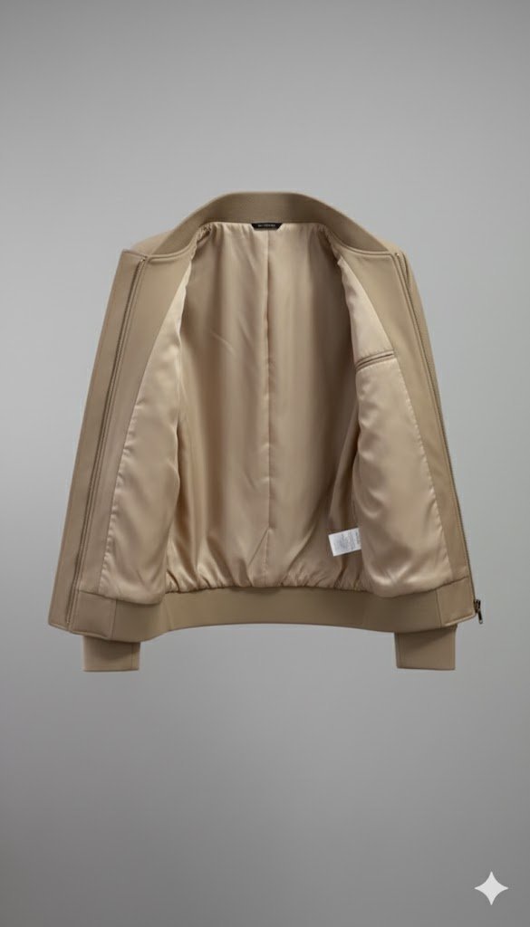 Carolingian British High-End Wool–Cotton Short Coat - Image 3