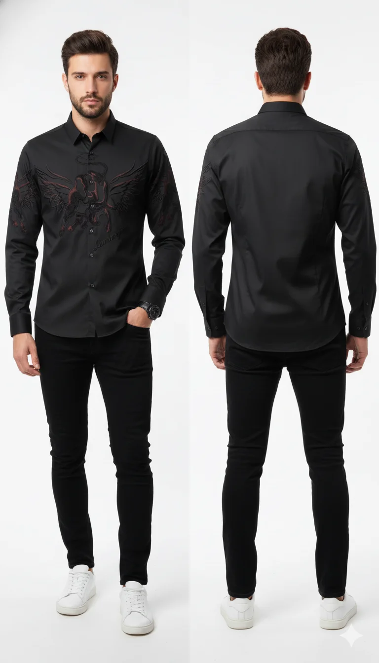 Men Slim Fit Party Shirt – Confidence That Speaks in Style