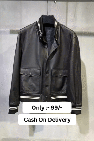 Decuta Dacta Sheep Leather Blouson Jacket – Luxury Craftsmanship in Every Stitch