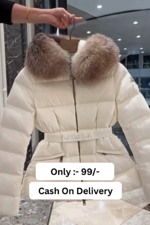Boed Hooded Shearling-Trimmed Short Down Jacket – Luxury Warmth for the Modern Winter