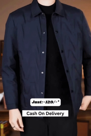 Mens Jacket Lightweight Spring Fall Warm Coat Business Casual windbreaker Jacket Quilted jackets for Men