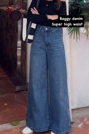Women’s High Waist Wide Leg Jeans