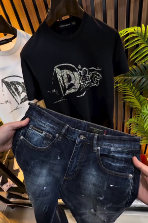 Men’s Stylish T-Shirt & Denim Jeans Combo