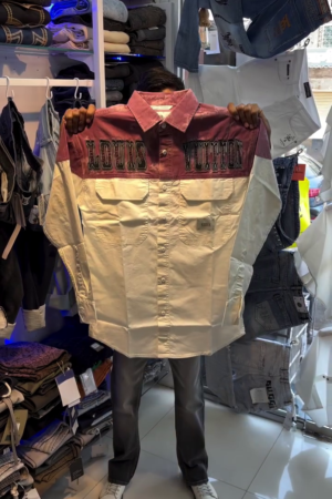 Modern Two-Tone Fashion Casual Wear Shirt