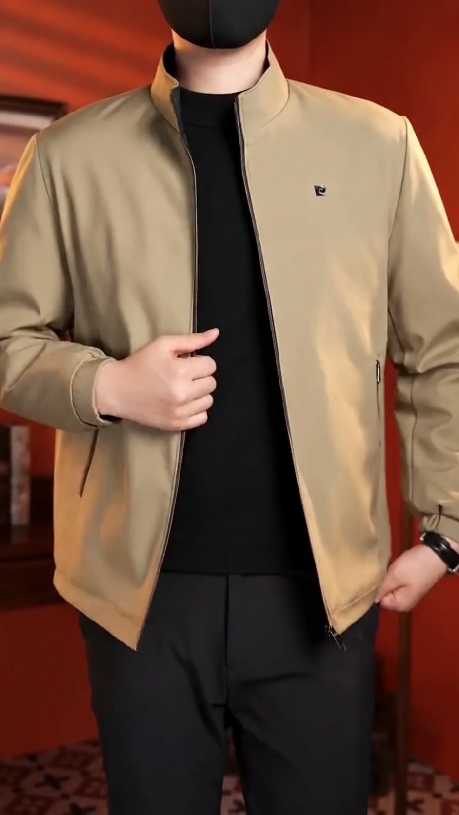 Zip-Front Jacket with Insert Pockets