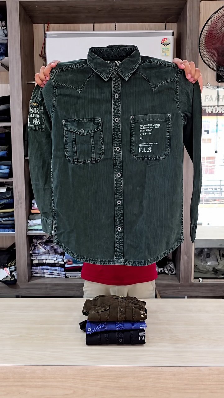 Comfortable Fashion Wear Men’s Premium Denim Shirt - Image 2